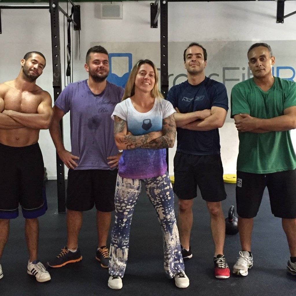 A coach Marcela e seus meninos